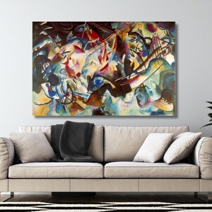 Wassily Kandinsky Composition VI Oil Paintings, Wassily Kandinsky Exhibition Wall Art, Wassily Kandinsky Artwork, Wassily Kandinsky Wall Art