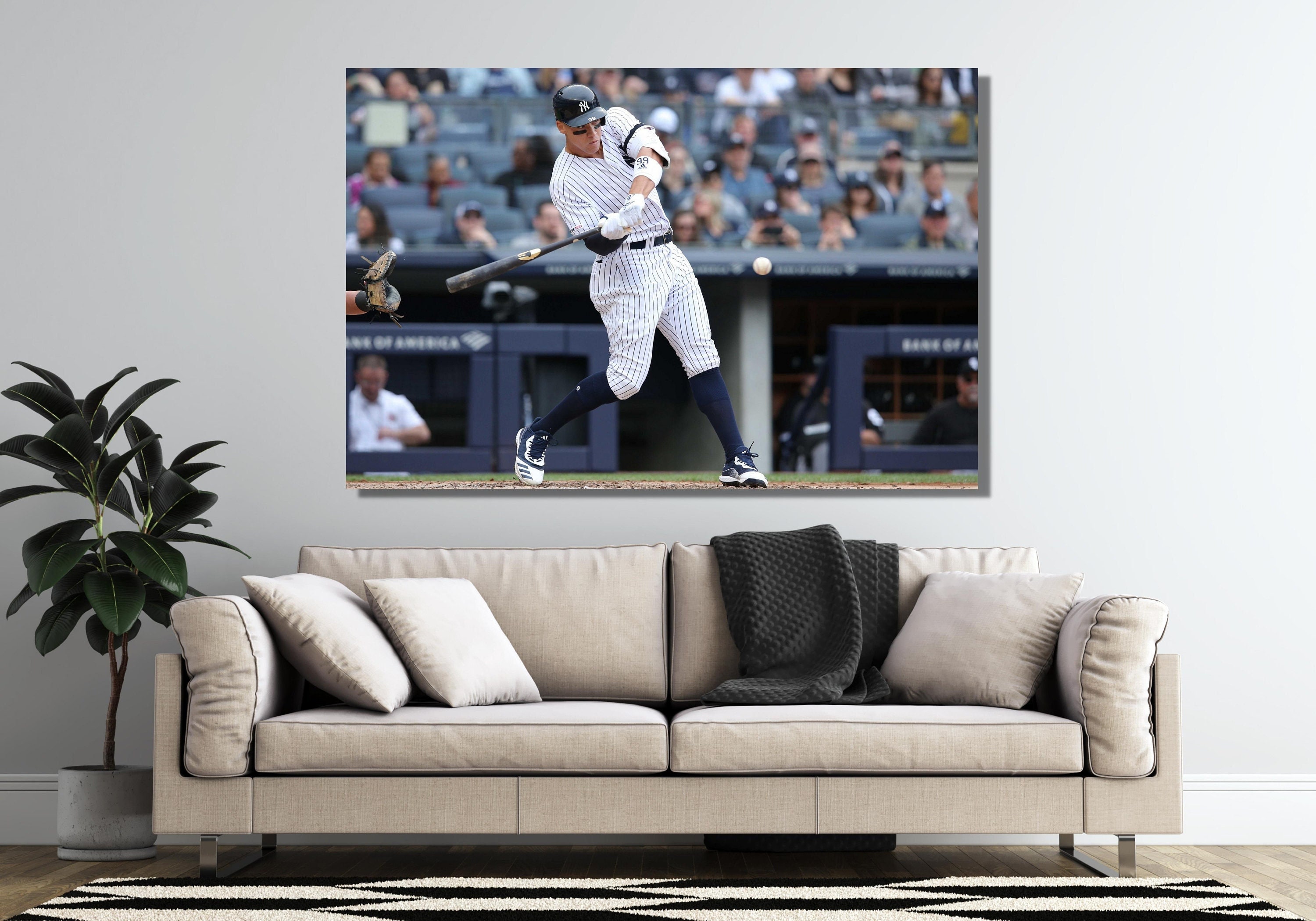 The New York Yankees Aaron Judge Is AL Winner 2022 Hank Aaron Award Home  Decor Poster Canvas - REVER LAVIE
