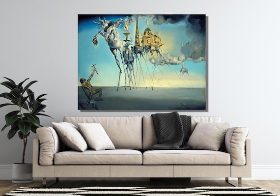 Salvador Dali the Temptation of St. Anthony Painting, Salvador