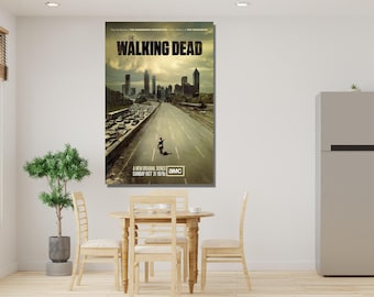 Poster del film The Walking Dead, stampe su tela del film The Walking Dead, quadri su tela di The Walking Dead, decorazioni murali di The Walking Dead, tele del film
