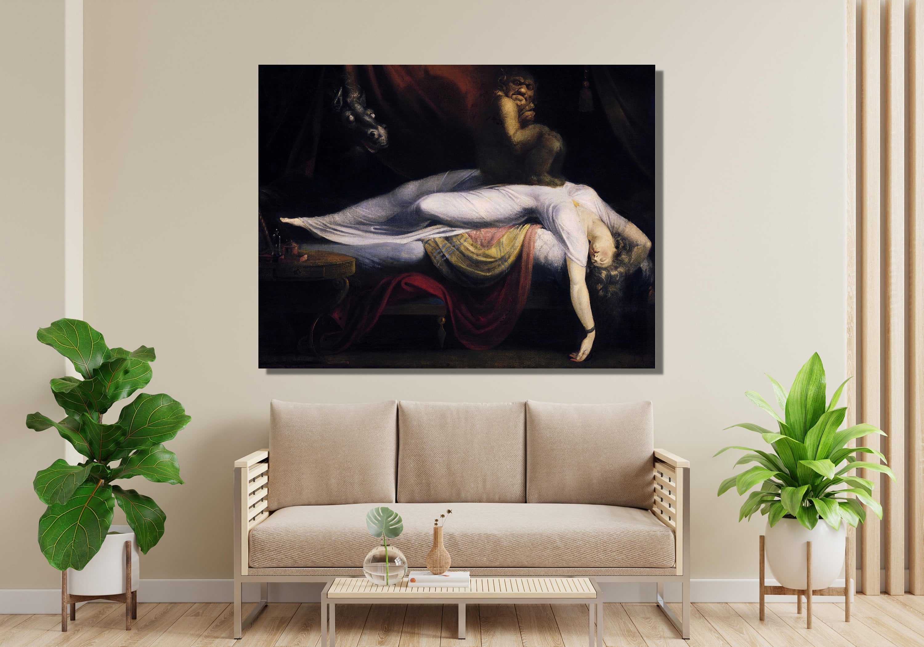 The Nightmare Painting by Henry Fuseli Painting Henry Fuseli - Etsy