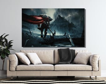 Darius Poster Wall Art, LoL Darius Canvas  Poster League Of Legends Poster, LoL Heroes Poster Wall Art Ready To Hang LOL Best Heroes Print