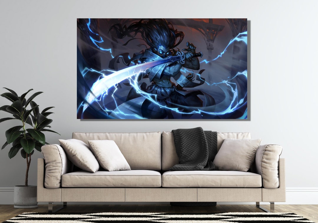 Lol Yasuo Poster Lol Yasuo Print League of Legends Poster Etsy