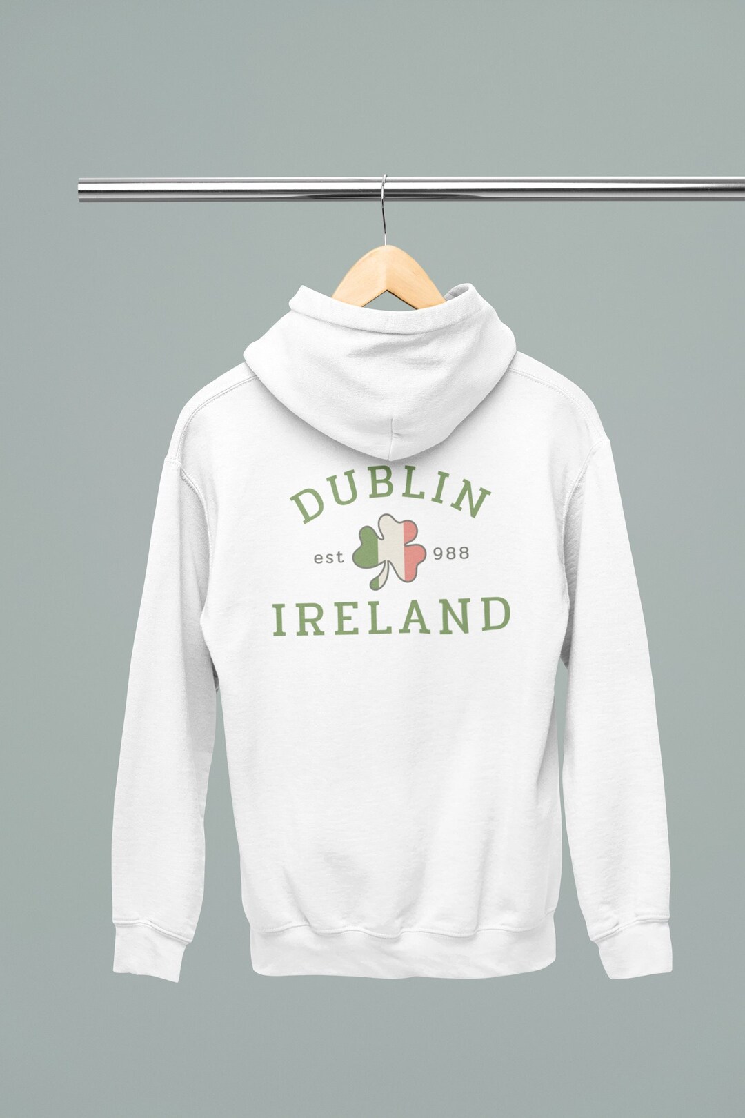Dublin Ireland Hoodie Vintage St Patricks Day Hoodie St Etsy