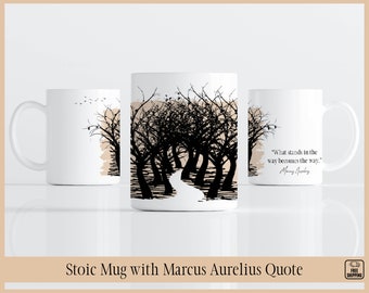 Marcus Aurelius Quote Mug: Stoic Philosophy Gift