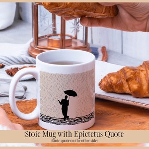 Epictetus Quote Coffee Mug: Stoic Philosophy Gift