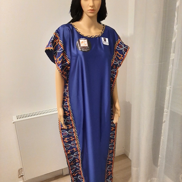 Robe Caftan ABENA bleue