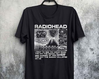 RADIOHEAD the Bends T-shirt Unisex Black Gift for Men, Women