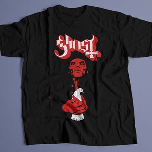 GHOST Band T-Shirt Dove Red New Rock Tee