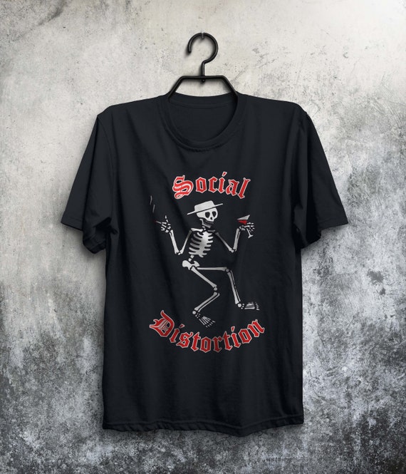 Social Distortion Skelly Logo Soft Fitted Jersey Tee T Shirt - Etsy