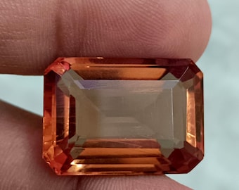 Natural Bi-Color Ametrine, Oval Cut 35 Cts, Loose Gemstone