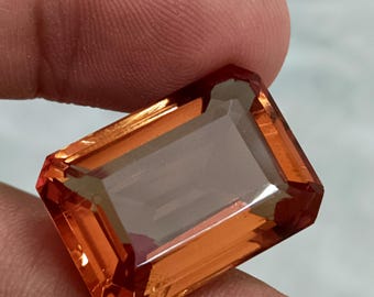 Natural Bi-Color Ametrine Gemstone, Oval Cut 30 Cts