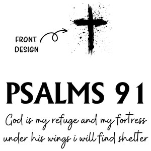 Psalms 91 SVG: Christian Bible Verse Design (digital Download) - Etsy