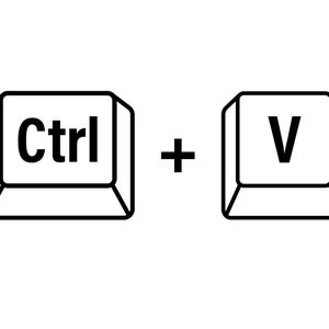 Copy Paste Svg Png, Matching Svg, Ctrl C Shirt, Ctrl V Shirt, Family ...