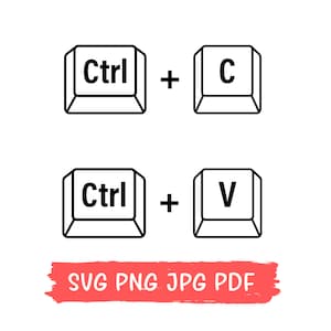 Copier coller Svg Png, Svg assorti, chemise Ctrl C, Ctrl V chemise, chemises de famille, Svg Png fête des pères, cadeau fête des pères, chemises père fils