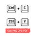 Copy Paste Svg Png, Matching Svg, Ctrl C Shirt, Ctrl V Shirt, Family ...