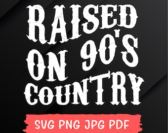 Diseño country desgastado de los 90 (Descarga digital)