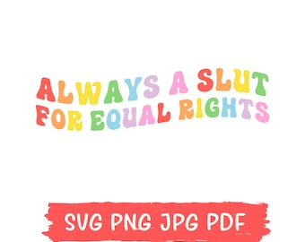 La igualdad importa SVG PNG: Diseño de acuarela del orgullo (descarga digital)