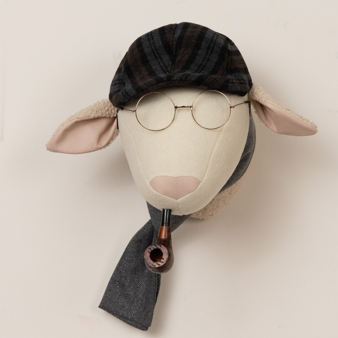 Sheep Head Wall Decor Farmhouse Decor Vintage Wall Decor Etsy