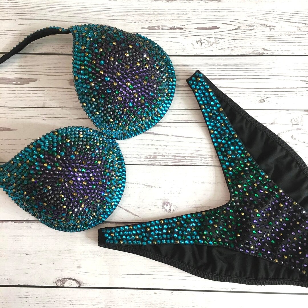 Bikini Fitnessbikini Competition IFBB Fitnessbikini Swimsuit Etsy