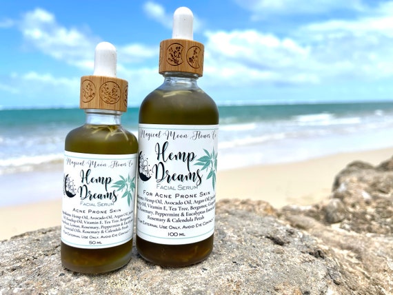 BLOWOUT SALE | Hemp Dreams Facial Serum | Face Serum | Natural Ingredients | Cruelty-Free | Eco-Friendly | Non-Toxic | Acne Prone Skin