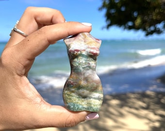 Ocean Jasper Lady&#39;s Body Carvings