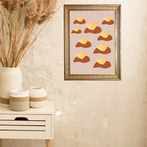 Trendy decoration abstract boho poster to print