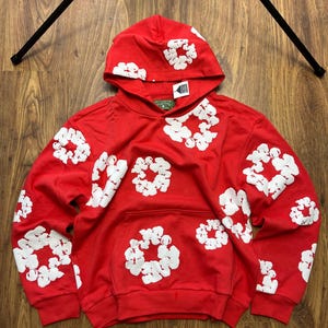 Brand New Denim Tears Red Hoodie Size L - Etsy