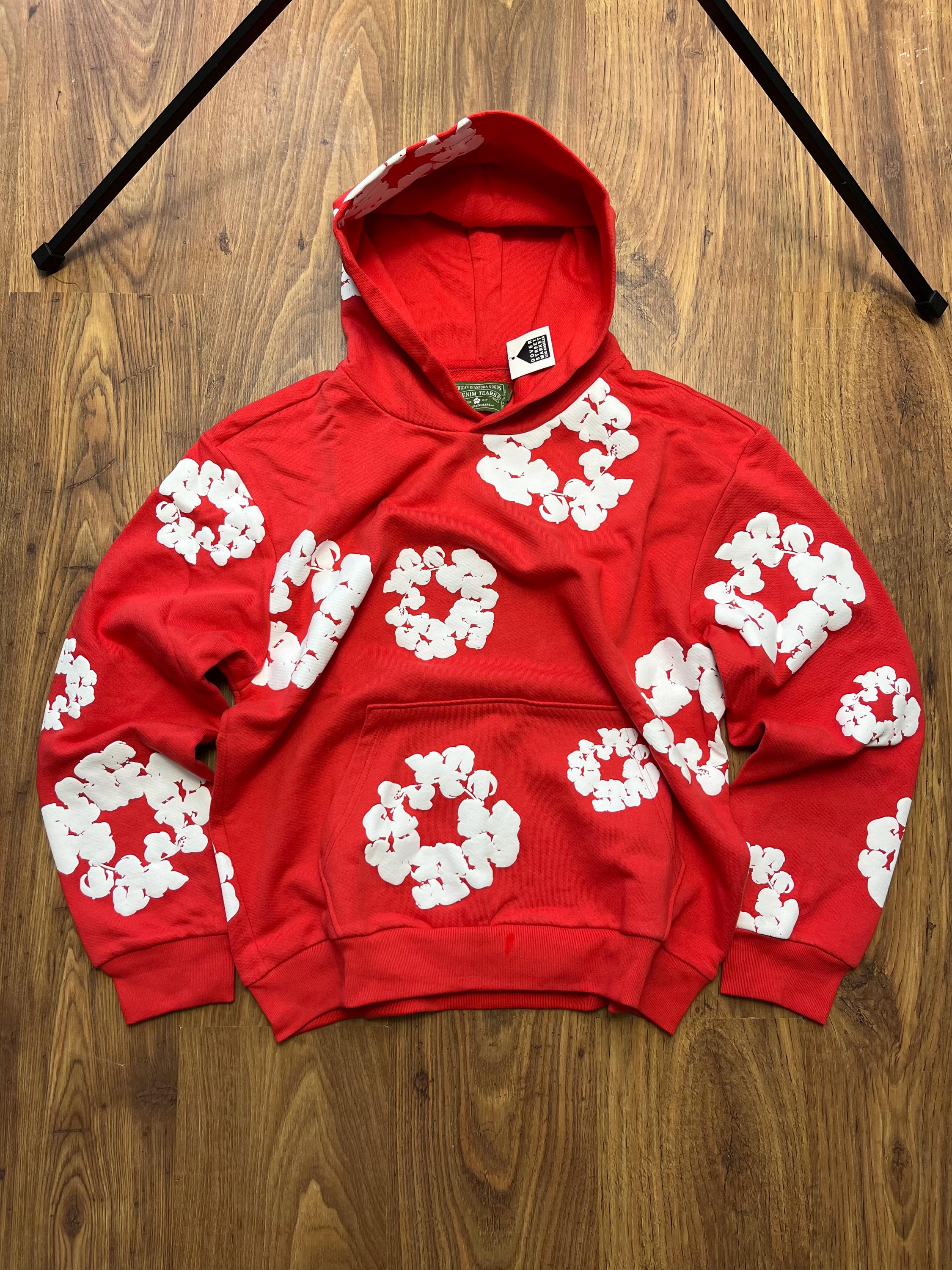 Denim Tears Hoodie Red - Etsy Denim Tears Hoodie Red - Etsy