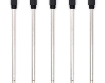 5 Ballpoint Pen Ink Refills - StarMaker Gold Leaf Design, Ink Cartridge