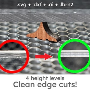 Honeycomb Pin Laser Bed Tool Riser Honeycomb Tray pins for clean acrylic and wood cut edges SVG laser file Lightburn project