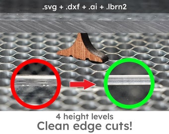 Honeycomb Pin Laser Bed Tool Riser Honeycomb Tray pins for clean acrylic and wood cut edges SVG laser file Lightburn project