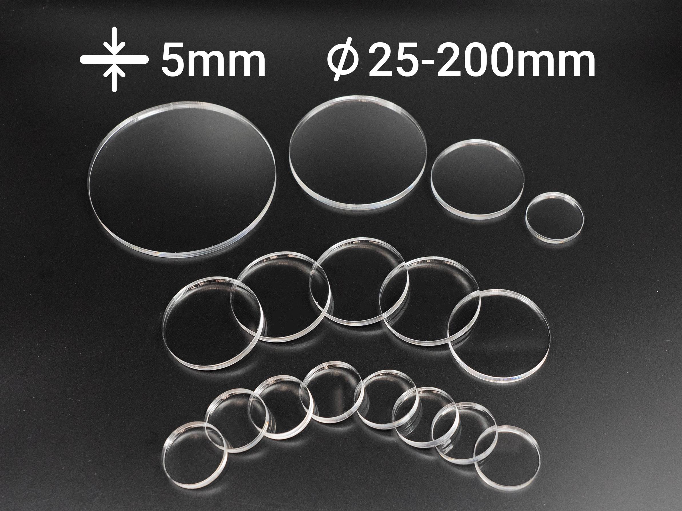 Lot De 20 Socles Acryliques Ronds Transparents 25mm - Pour Figurines, Wargames, Modelisme