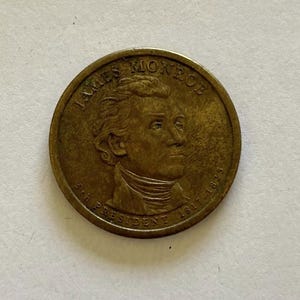 ジェームズ・モンロー 第 5 代大統領 1817-1825 1 ドル金貨