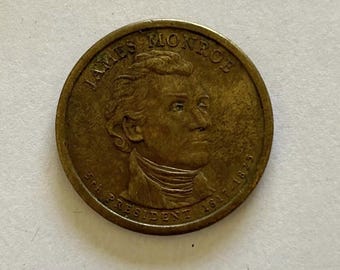 ジェームズ・モンロー 第 5 代大統領 1817-1825 1 ドル金貨 - Etsy 日本