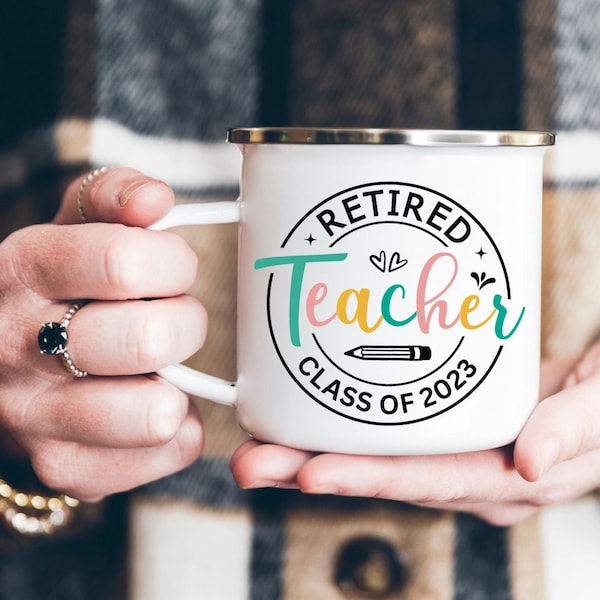 Teacher retirement mug | personalized teacher retirement gift, teacher retirement gift idea, retired teacher mug, retiring teaching gift