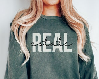 Real Estate Sweatshirt, Gift for Real Estate Agent, Real Estate Agent Crewneck, Closing Gift, Real Estate Broker Gifts, Brokerage Gift