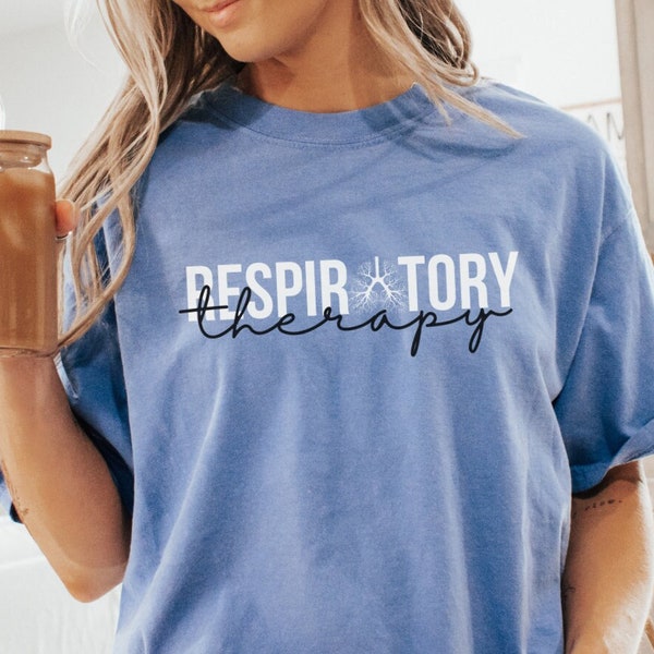 Respiratory Therapist Gifts, Comfort Colors Respiratory Therapist Shirt Respiratory Therapy T-Shirt RT Graduation Gift, College Grad Gift