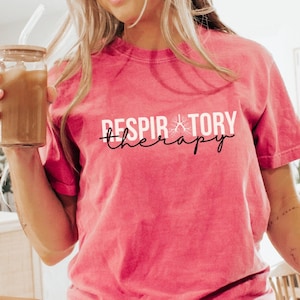Respiratory Therapist Gifts, Comfort Colors Respiratory Therapist Shirt Respiratory Therapy T-Shirt RT Graduation Gift, College Grad Gift
