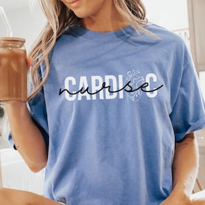 Cardiac Nurse Shirt, Gift for Cardiac Nurse, Cardiovascular Nurse Tee, Cardiology RN NP, Vascular Heart Nurse Shirt CVICU Graduation Gift
