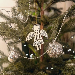 Angel tree topper, Christmas angel ornament, Christmas Angel Tree Topper,