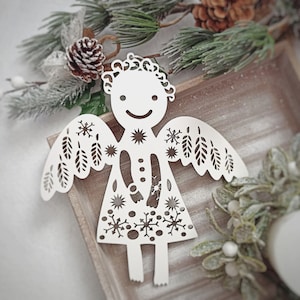 Angel tree topper, Christmas angel ornament, Christmas Angel Tree Topper,