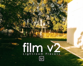 10 Film V2 Lightroom Presets | Kodak and Fujifilm Tones, Vintage, Retro, 35mm Film, Analog Grain, Warm Moody Looks | Mobile & Desktop retro