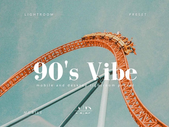 90s Vibe Mobile & Desktop Lightroom Presets, Polaroid Presets, 35mm Grainy PresetsVintage Film Look Presets, Disposable Camera Preset,