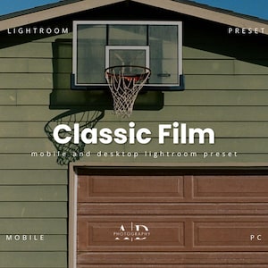 10 klassische Film Lightroom Presets. Desktop und mobil. 20 Verschiedene Presets. Vintage, Retro, ausgewaschen, launisch, klassich Film, alt, körnige Filter