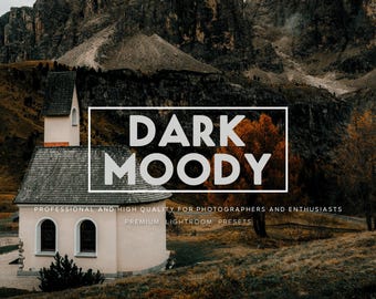 Dark and Moody Lightroom Presets: Mobile & Desktop Kodak Portra Lightroom Presets | Vintage Film Look, Analog Grain, Soft Cinematic Tones