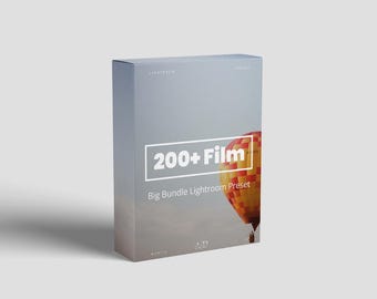 200+ Film Bundle Lightroom Presets Kodak Portra Lightroom Presets | Vintage Film Look, Analog Grain, Soft Cinematic Tones, Fujifilm, analog