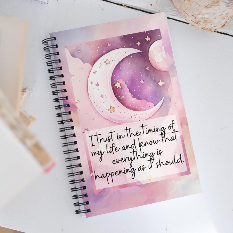 Positivity Affirmation Spiral Notebook, 