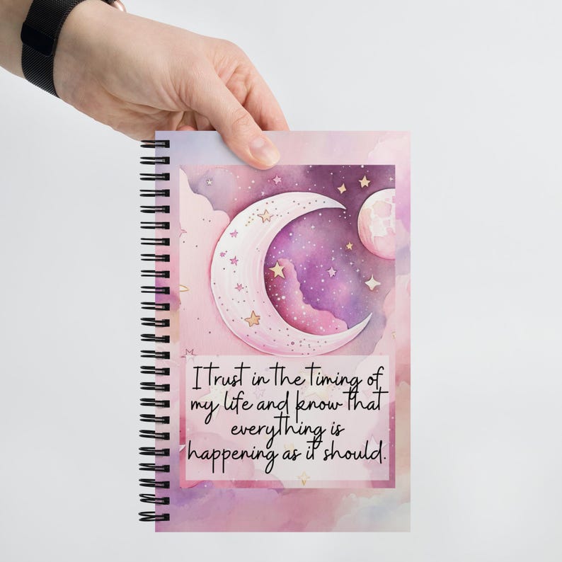 Positivity Affirmation Spiral Notebook, 