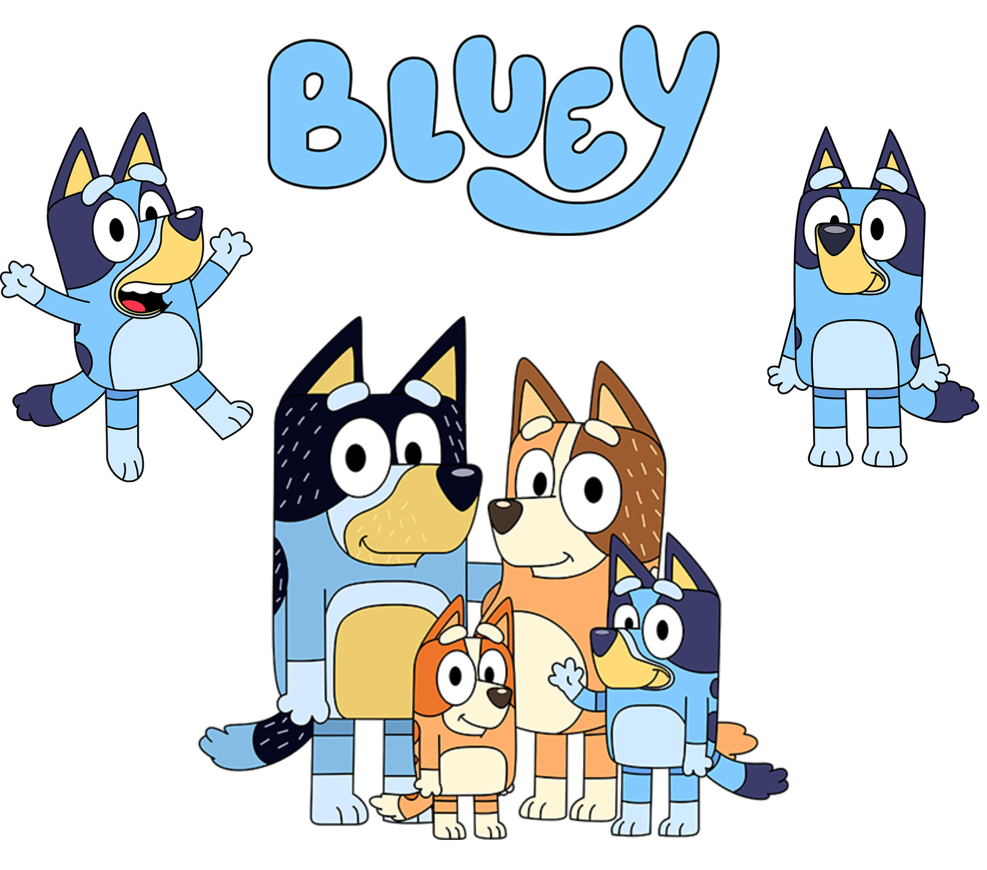 200 Bluey Svg Bundle Bluey Cut Files For Cricut Bluey The Etsy